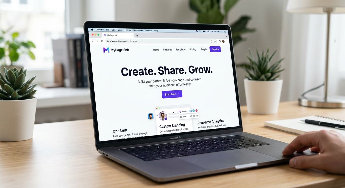 Landing Page preview