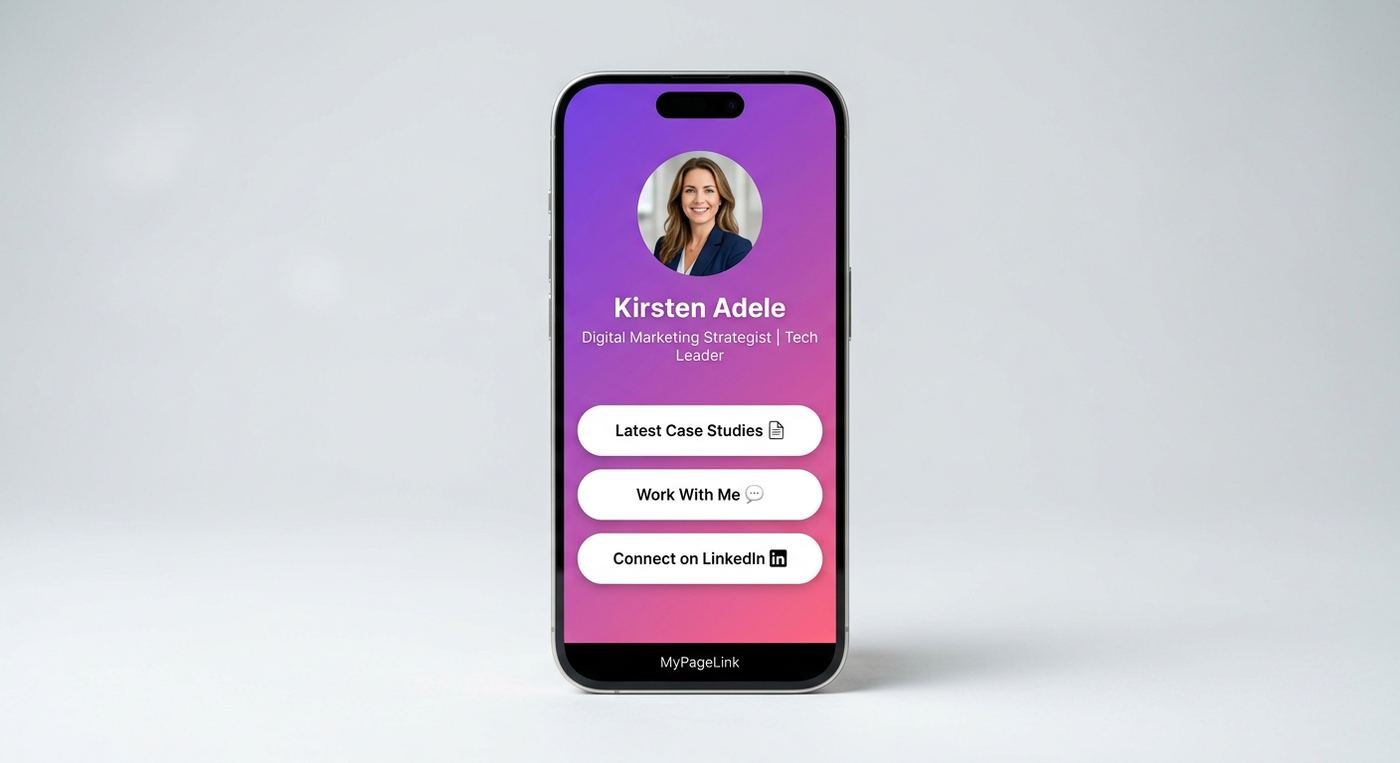 MyPageLink Social Link page preview